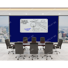 White Magnetic Glass Board 600 x 400mm with Fixings