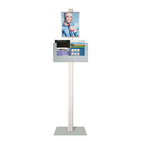 Retail Stand with A4 Snap Frame and A3 Brochure Holder
