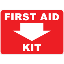 PRINTED ALUMINUM A3 SIGN - First Aid Kit Sign