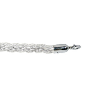 Silver Cord for Rope Queue Barrier Poles