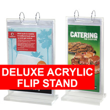 Deluxe Acrylic Flip Stand