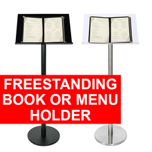 Freestanding Book or Menu Holder 