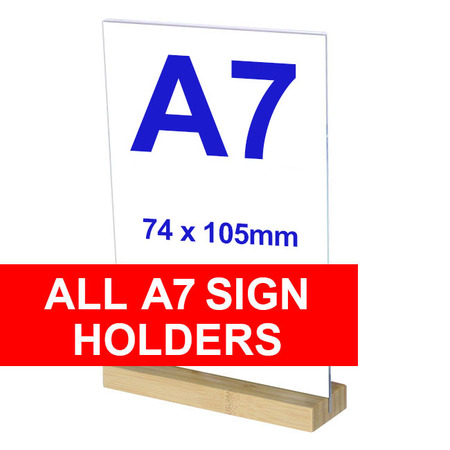 A7 Sign Holders