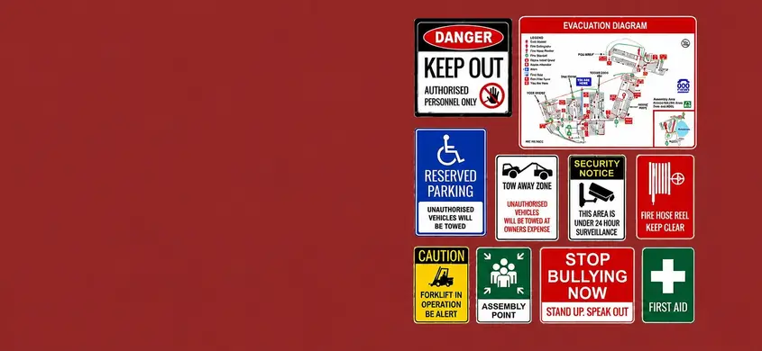 CREATE YOUR ALUMINIUM SIGNS ONLINE