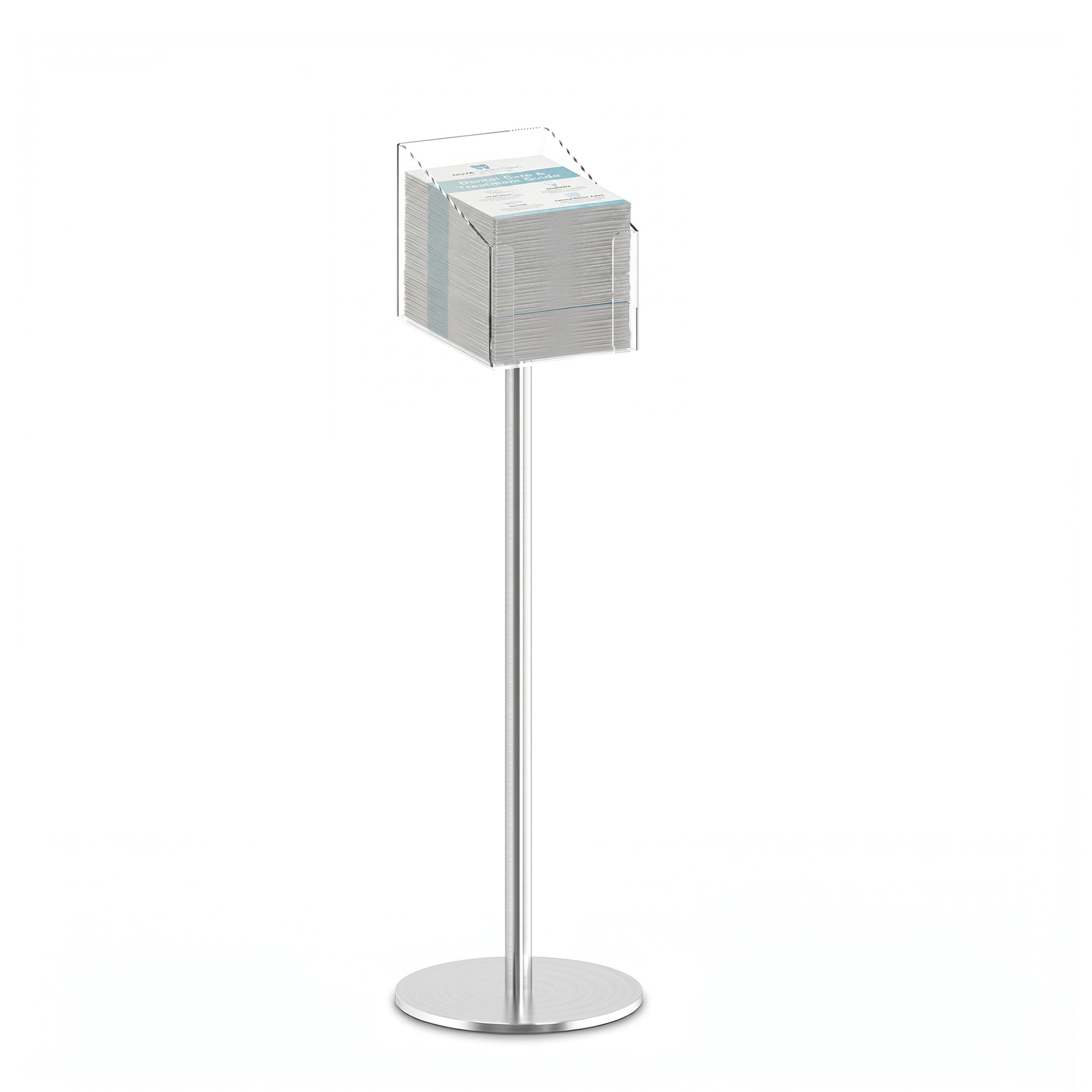 Silver Promo Holder Stand
