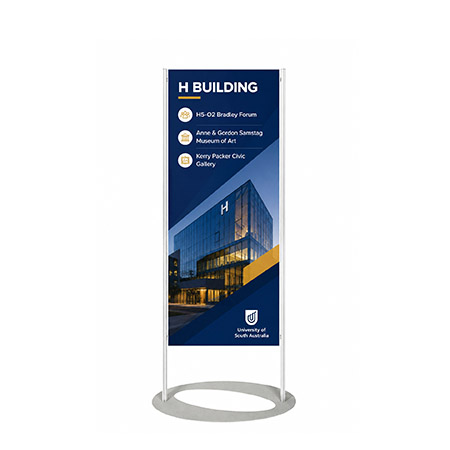 Custom Print Floor Stand 1450mm - Custom Sign 450mm x 1100mm