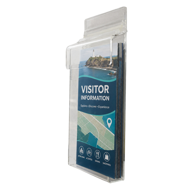 DL Outdoor Hinged Wall Brochure Holder