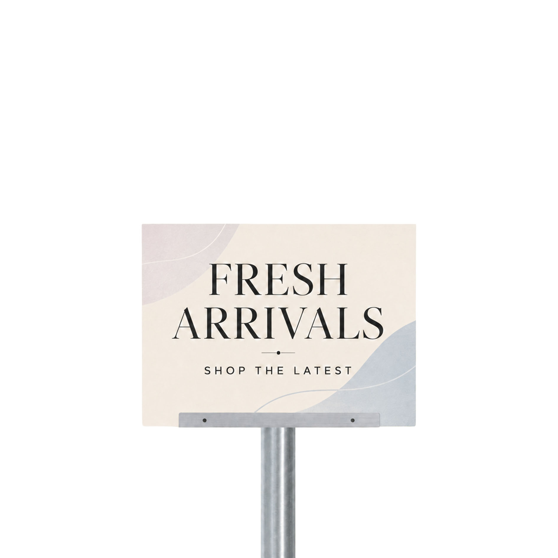 A4 Landscape Silver Euro Sign for Carousel
