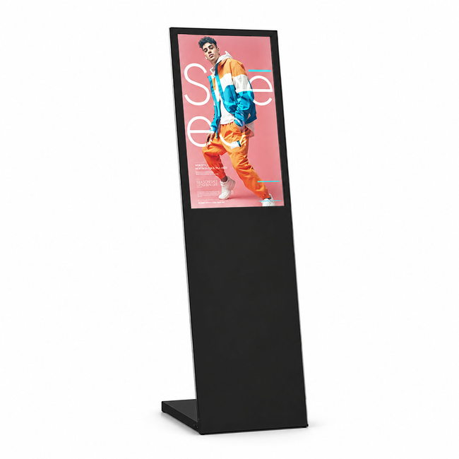 24-Inch Black Digital Mouth Display Kiosk 