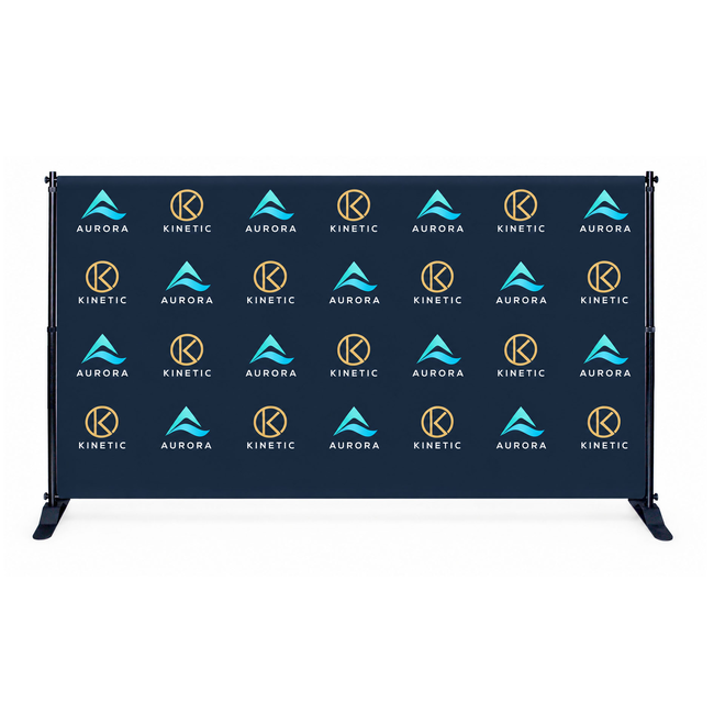 Media Backdrop - Fabric Single Sided W3000 x H2400mm