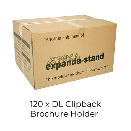 DL Clipback Brochure Holder Expandastand Carton (120)