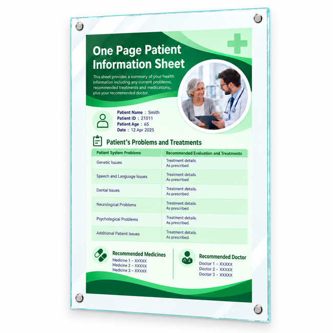 A2 Glassboard Poster Frame with Flush Mounts