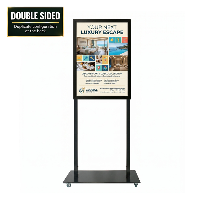 Info Stand 1 A1 Snap Frame Double Sided