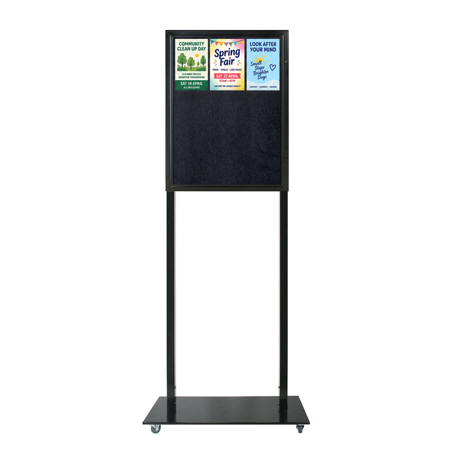 Tall Info Stand - 1 Felt Board