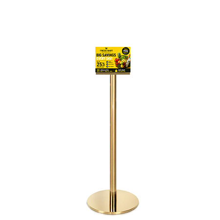 Gold Ezi Pole Euro Clip Landscape A5