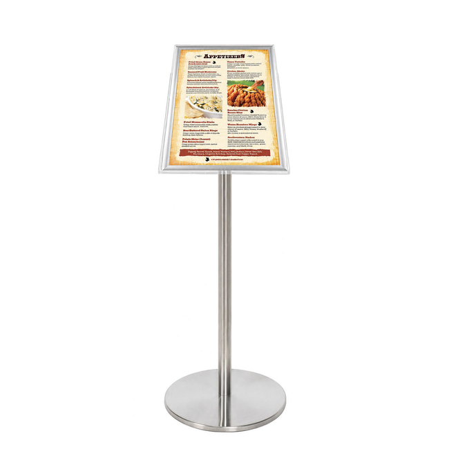 Ezi Pole with 1 A3 Portrait Square Cornered Snap Frames
