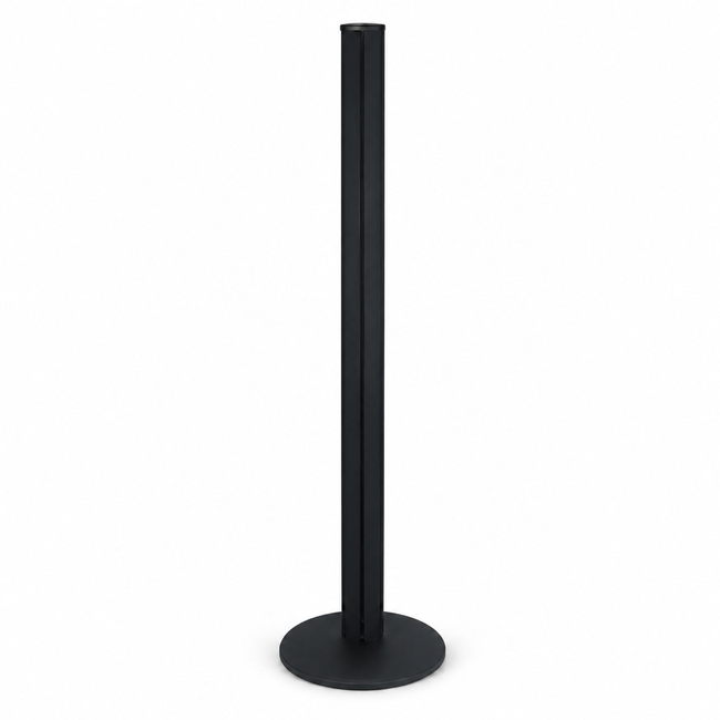 1800 Black Pole and Base