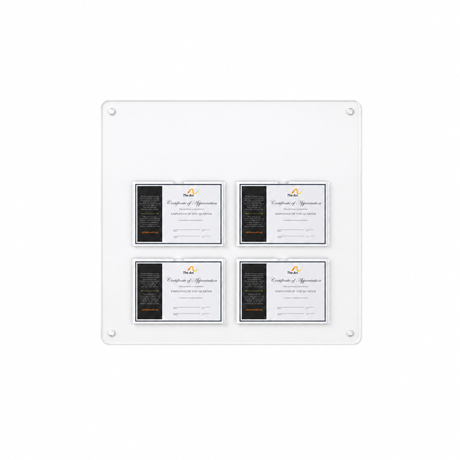 Update Board Clear holds 4 A5 Landscape