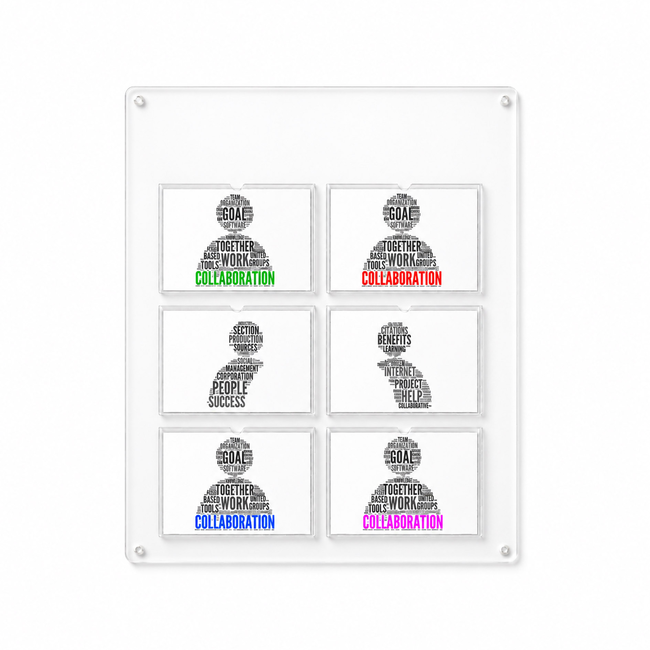 Update Board Clear holds 6 A4 Landscape