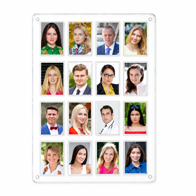 Update Board Clear holds 16 4x6 Inch