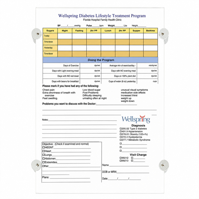 A3 Insert Acrylic Patient Journey Board