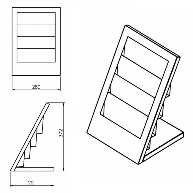 Black Table 4 Tier Brochure Ho