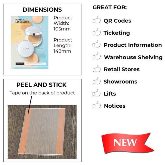 Smart Ticket System A6 - Insert 105 x 148mm (Pack of 10)