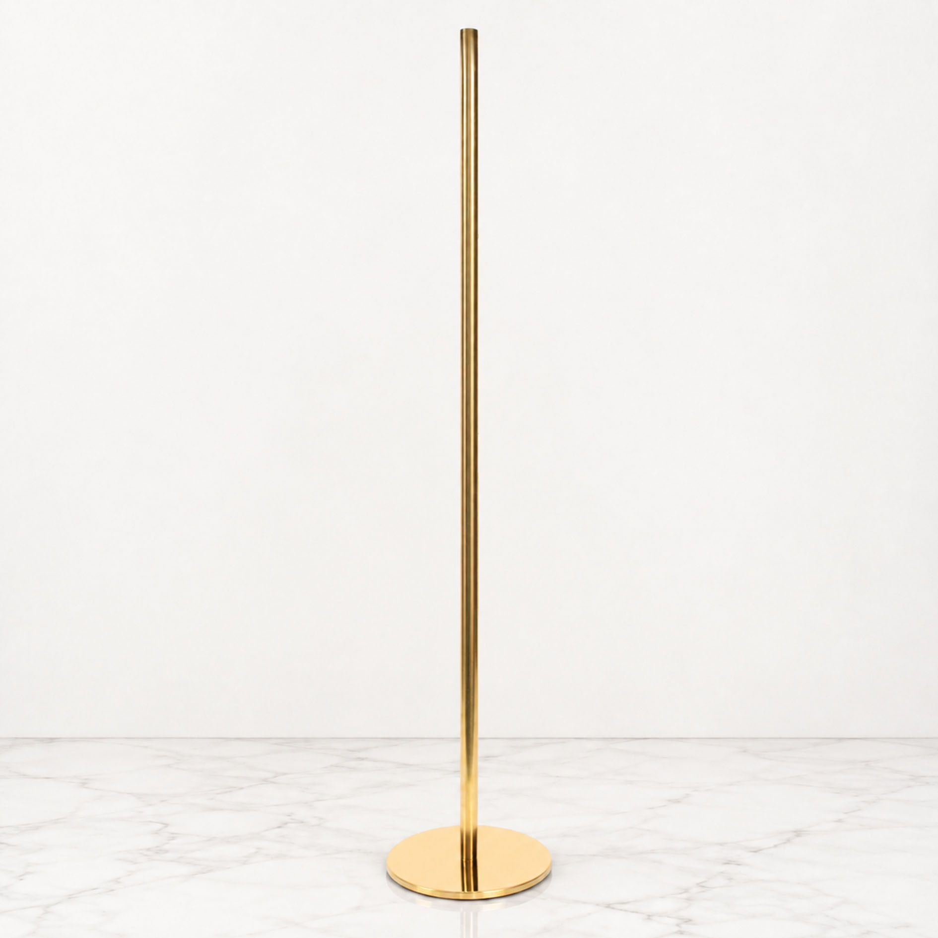 Gold Carousel Pole and Base 1700mm 