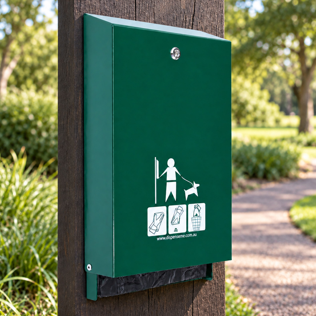 Dog Waste Bag Dispenser Green