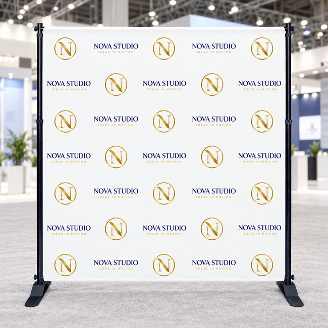 Media Backdrop - Fabric Single Sided W2400 x H2400mm