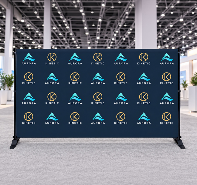 Media Backdrop - Fabric Single Sided W3000 x H2400mm