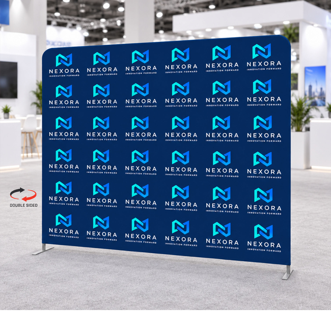 Straight Expo Wall - Fabric Double Sided - W2000 x H2280mm