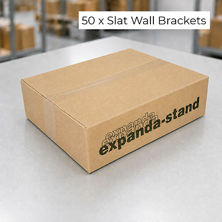 Slat Wall Peg Bracket Expandastand Carton (50)