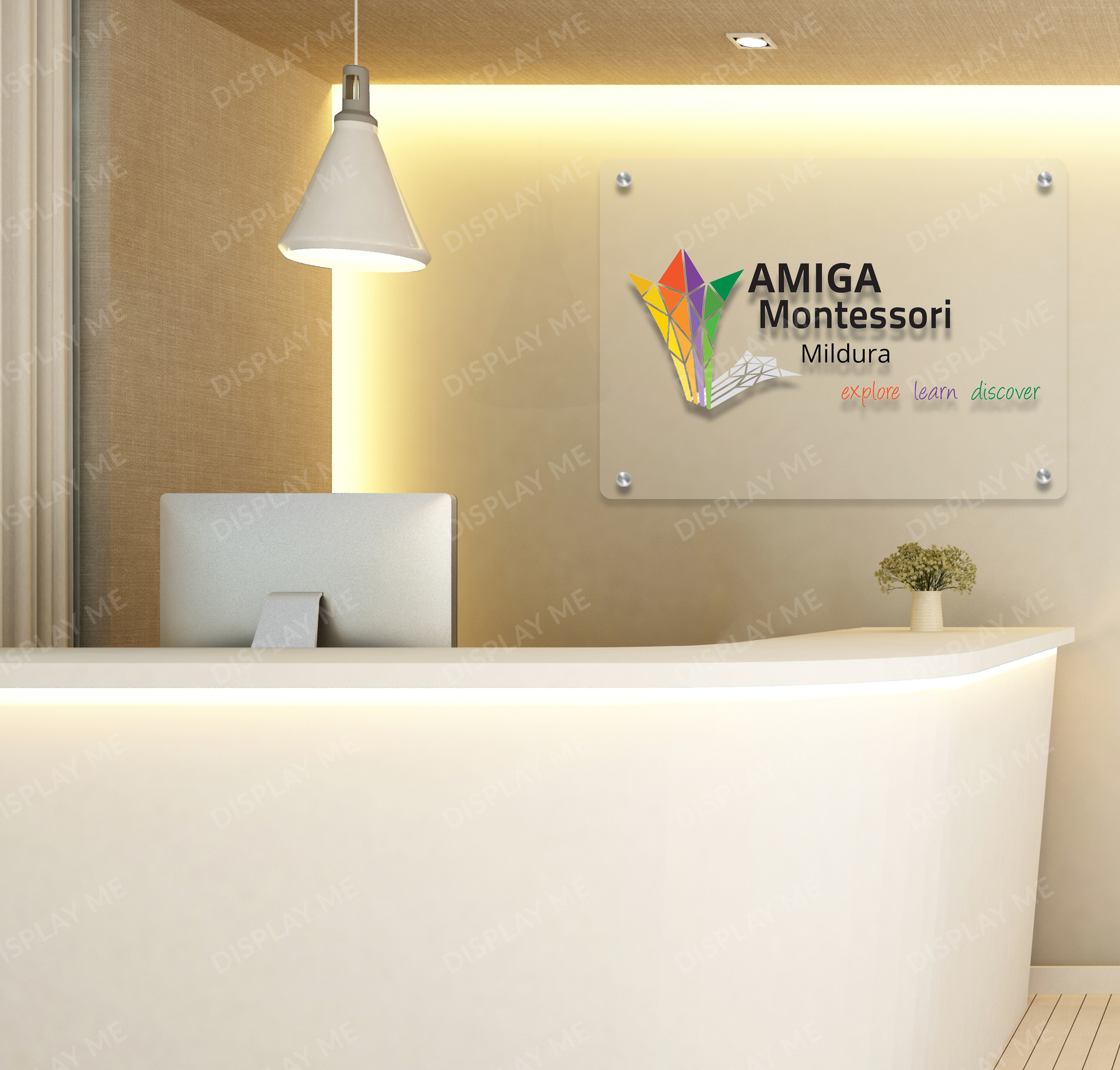 Printed Glass Board 913mm x 665mm