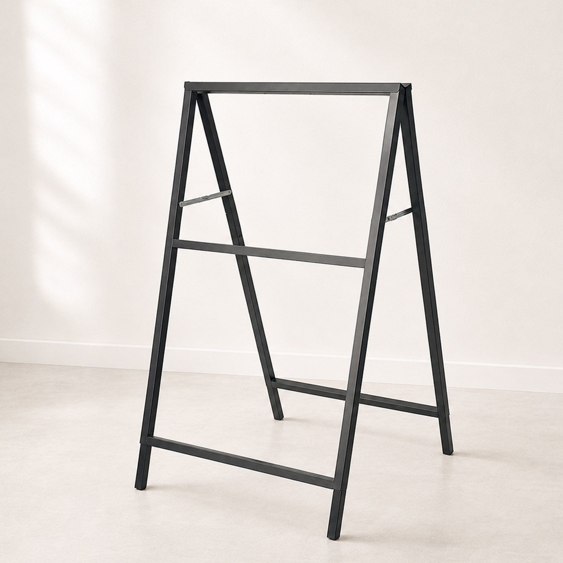 Premium Black A-Frame for Printed 600 x 900 Corflute Inserts (Frame Only)