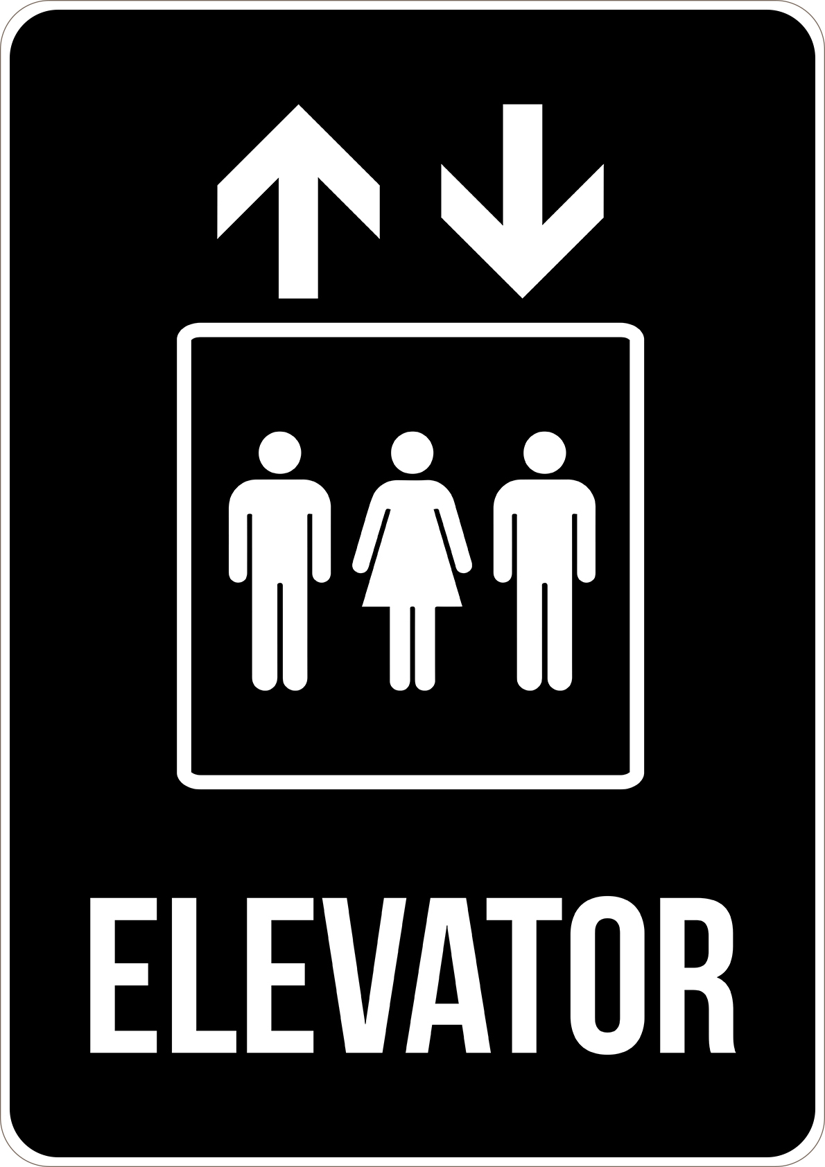 elevator sign