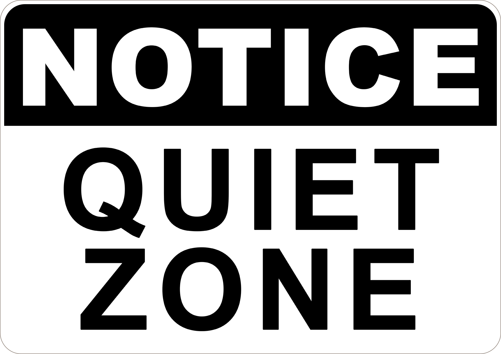 quiet-zone-sign