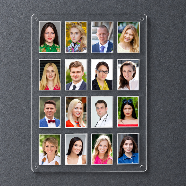 Update Board Clear holds 16 4x6 Inch