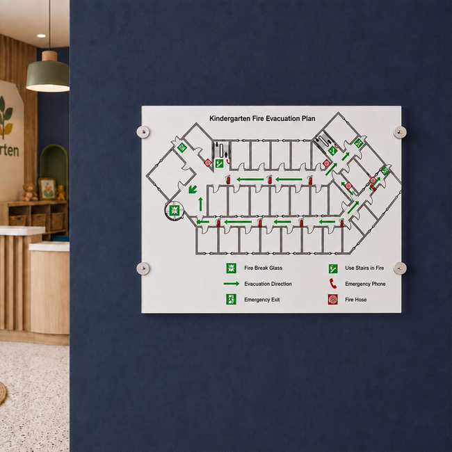Fire Evacuation Insert Journey Frame