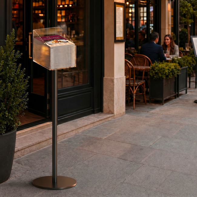 Black Promo Holder Stand