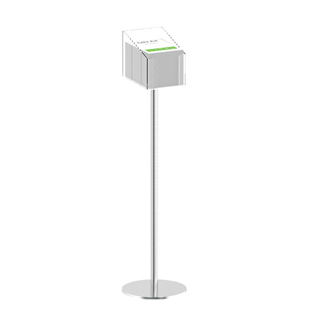 Tall Silver Promo Holder Stand