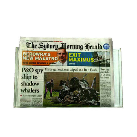 A3 Landscape Wall Brochure Holder