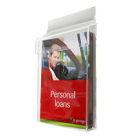 A5 Outdoor Hinged Wall Brochure Holder