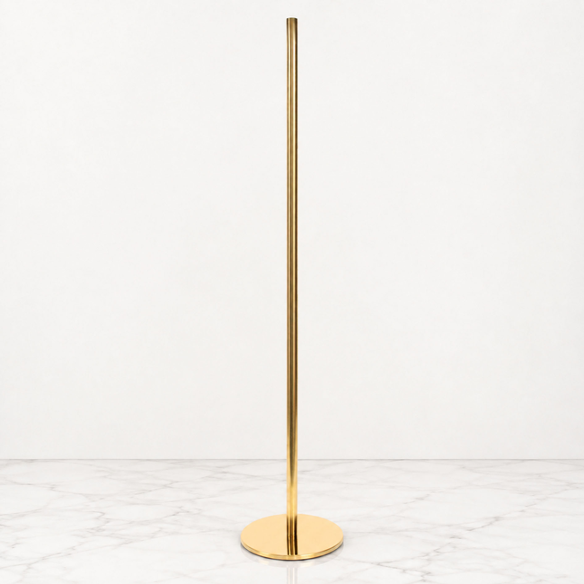 Gold Carousel Pole and Base 1700mm 