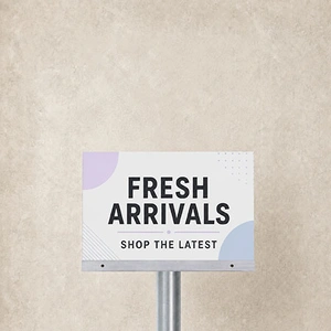 A5 Landscape Silver Euro Sign for Carousel