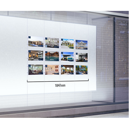 Quad Column 12 Pocket A3 Landscape