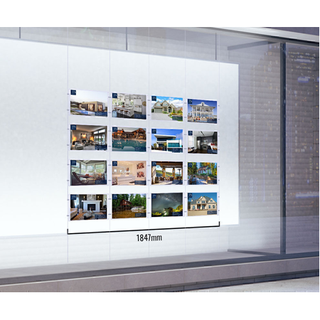 Quad Column 16 Pocket A3 Landscape