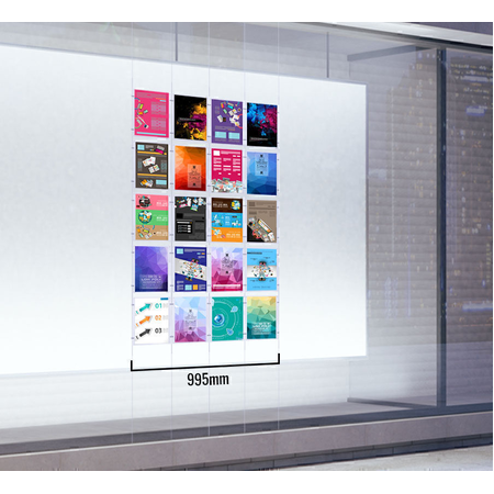 Quad Column 20 Pocket A4 Portrait