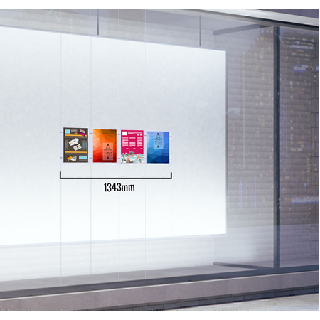 Quad Column 4 Pocket A3 Portrait