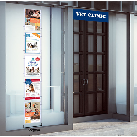 Single Column 5 Pocket A3 Portrait